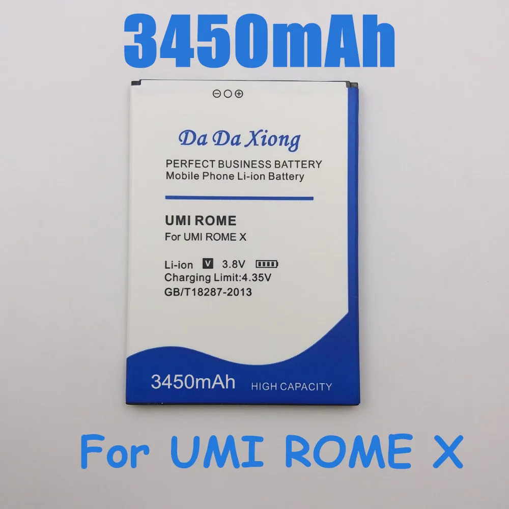 Da Xiong смартфон с аккумулятором 3450 мАч для Umi ROMEX|mobile phone battery|battery for umibattery |