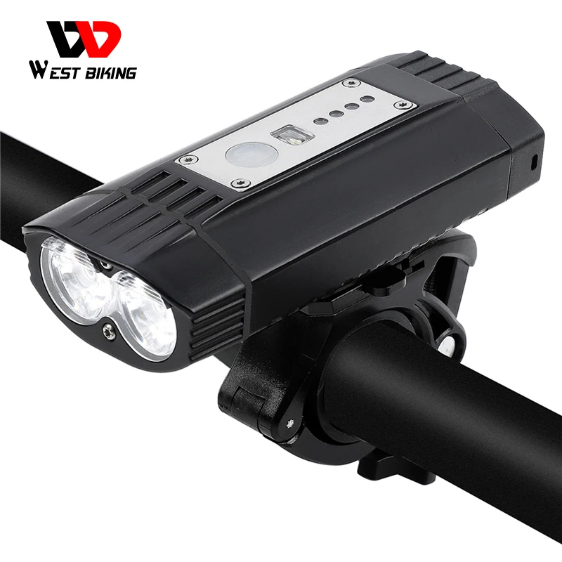 WEST BIKING Bike Light 4000mAh Battery USB Rechargeable Cycling Headlight Dual LED Flashlight Lamp Waterproof Bicycle Lights
WEST BIKING Bike Light 4000mAh Battery USB Rechargeable Cycling Headlight Dual LED Flashlight Lamp Waterproof Bicycle Lights