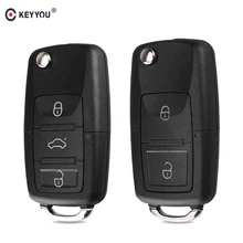 KEYYOU 2 button Folding Car Remote Key Flip Folding Key Shell Case For Volkswagen Vw Jetta Golf Passat Beetle Skoda Seat Polo B5 KEYYOU 2 button Folding Car Remote Key Flip Folding Key Shell Case For Volkswagen Vw Jetta Golf Passat Beetle Skoda Seat Polo B5