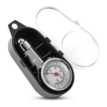 Small Tire Pressure Gauge 10-100PSI, Accurate Mechanical Zinc Alloy Air Gage for Motorcycles,Cars,SUV ATV
Small Tire Pressure Gauge 10-100PSI, Accurate Mechanical Zinc Alloy Air Gage for Motorcycles,Cars,SUV ATV