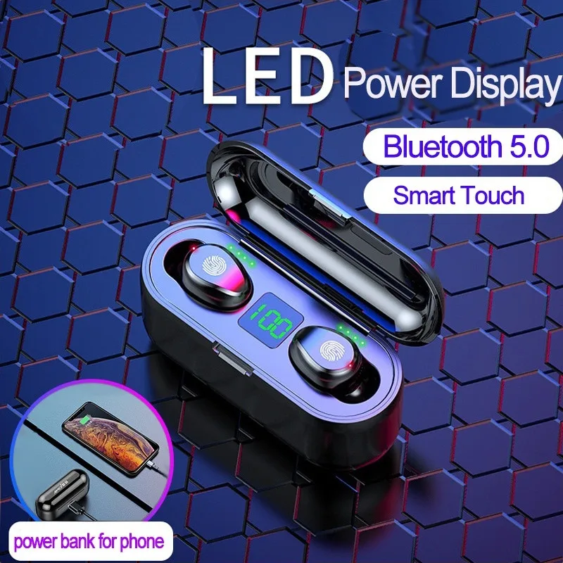 Fone de Ouvido Wireless Earphone For Bluetooth Earphone Headset LED Display With 2000mAh Power Bank Earbuds Auriculares kulaklik
Fone de Ouvido Wireless Earphone For Bluetooth Earphone Headset LED Display With 2000mAh Power Bank Earbuds Auriculares kulaklik