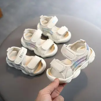 13-18CM Kids Sandals Mesh Breathable Baby Girls Hollow Pure Sandals Closed Toe Infant Party Soft Flats Walkers
13-18CM Kids Sandals Mesh Breathable Baby Girls Hollow Pure Sandals Closed Toe Infant Party Soft Flats Walkers