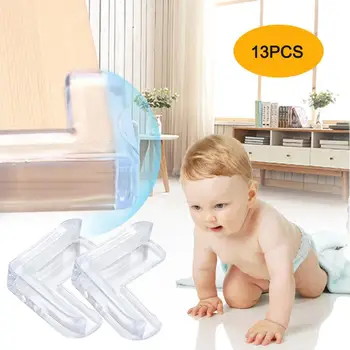 13PC L Model Child Baby Safety Silicone Protector Table Corner Edge Cover Children Anticollision Edge Guards Protectors #1119
13PC L Model Child Baby Safety Silicone Protector Table Corner Edge Cover Children Anticollision Edge Guards Protectors #1119