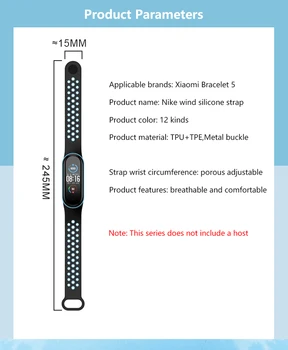 Silicone Bracelet Wristband Two-color Sports Bracelet Replacement Straps Band 5 Strap Smart Watch Accessories For Mi Band 5
Silicone Bracelet Wristband Two-color Sports Bracelet Replacement Straps Band 5 Strap Smart Watch Accessories For Mi Band 5