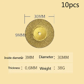 Diamond Cutting Wheel Saw Blades Cut Off Discs Set For Rotary Tools 10pcs DIY Cutting Sawing
Diamond Cutting Wheel Saw Blades Cut Off Discs Set For Rotary Tools 10pcs DIY Cutting Sawing