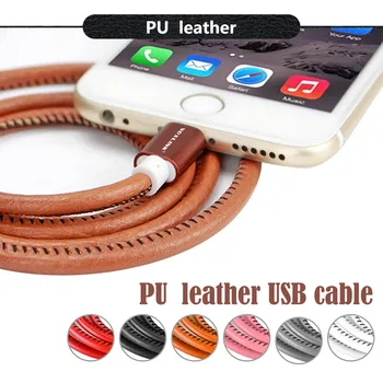 Original Micro USB Cable VOXLINK PU Leather Fast Charging USB Data Cable For Samsung HTC Huawei Android Mobile Phone Cables
Original Micro USB Cable VOXLINK PU Leather Fast Charging USB Data Cable For Samsung HTC Huawei Android Mobile Phone Cables