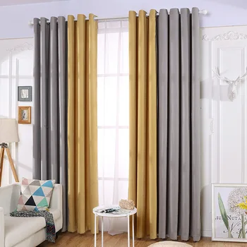 Nordic Style Blackout Curtains for Living Room Gray Room Decor Thermal Insulated Solid Drapes Splice Bedroom Blackout Curtain
Nordic Style Blackout Curtains for Living Room Gray Room Decor Thermal Insulated Solid Drapes Splice Bedroom Blackout Curtain