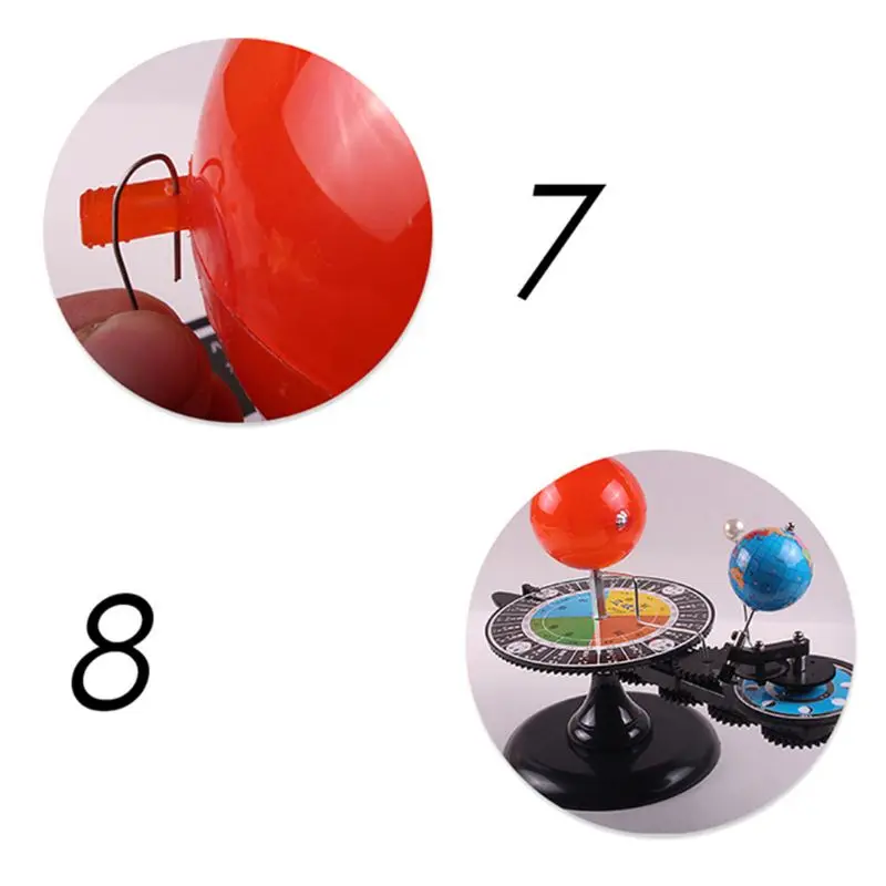 Solar System 3 Globes Sun Earth Moon Orbital Planetarium Model Astronomy Demo Student Kids Education Teaching Tool Toys
Solar System 3 Globes Sun Earth Moon Orbital Planetarium Model Astronomy Demo Student Kids Education Teaching Tool Toys
