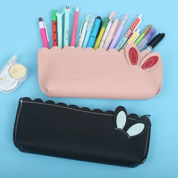 Rabbit ears pencil bags large capacity pencil case trousse scolaire Kawaii pencil pouch Simple school supplies estuche escolar 
Rabbit ears pencil bags large capacity pencil case trousse scolaire Kawaii pencil pouch Simple school supplies estuche escolar
