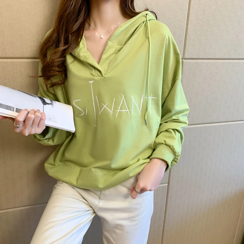 Autumn Thin Sweatshirt Streetwear Casual Letter Print Large Size Hoodie Long Sleeve Ulzzang Purple Women Hooded Sweatshirts
Autumn Thin Sweatshirt Streetwear Casual Letter Print Large Size Hoodie Long Sleeve Ulzzang Purple Women Hooded Sweatshirts