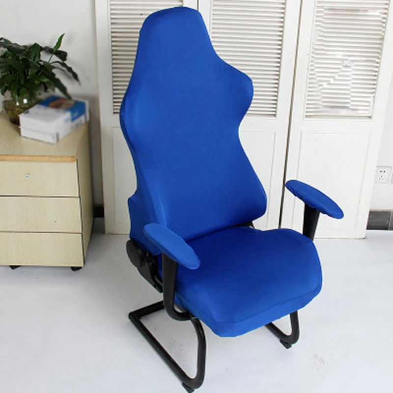 Solid Color Chair Cover Office Computer Chair Cover Universal Home E-sports Seat Stool Covers Chair Covers
Solid Color Chair Cover Office Computer Chair Cover Universal Home E-sports Seat Stool Covers Chair Covers