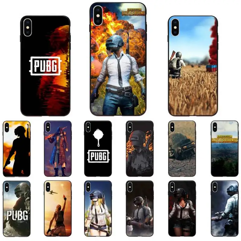 NBDRUICAI pubg Black Silicone Soft TPU Phone Case for iPhone 8 7 6 6S Plus XS XR XS MAX 10 5 5S SE 11pro max Case Coque funda
NBDRUICAI pubg Black Silicone Soft TPU Phone Case for iPhone 8 7 6 6S Plus XS XR XS MAX 10 5 5S SE 11pro max Case Coque funda
