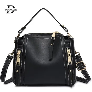Fashion Bucket Shoulder Bag Women Double Zipper Design Handbag Crossbody Bag 2019 Female Leather Handsome Tote Messenger Bags
Fashion Bucket Shoulder Bag Women Double Zipper Design Handbag Crossbody Bag 2019 Female Leather Handsome Tote Messenger Bags