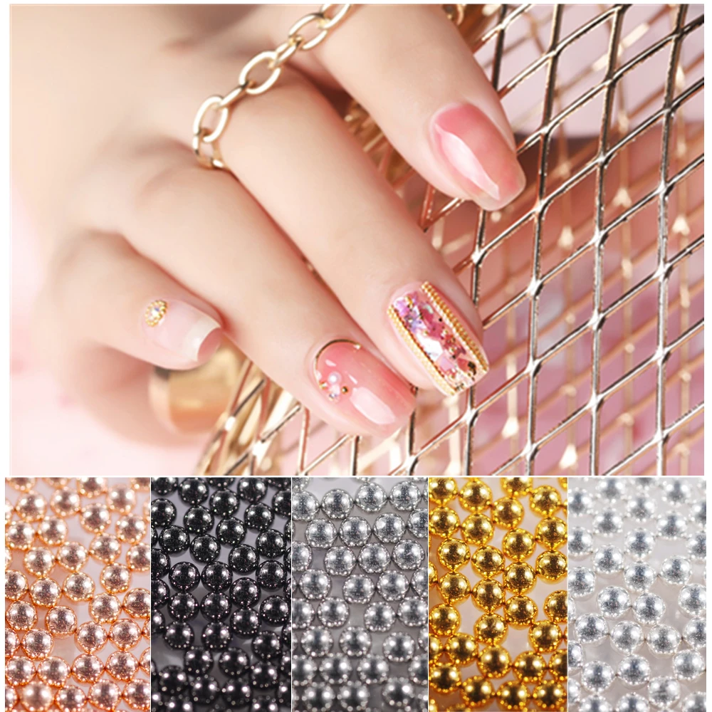 Wholesale-Price-1kg-bag-Rose-Gold-Silver-Black-Metal-Mini-Steel-Ball-Caviar-Bead-3d-Nail (1)