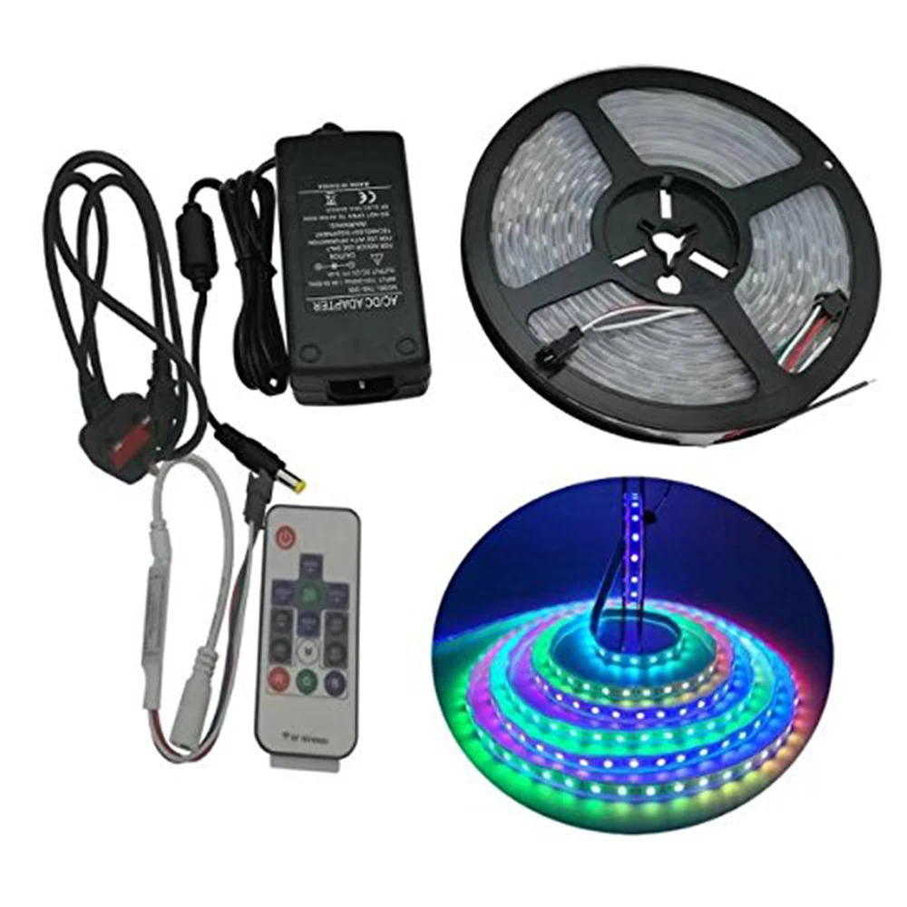led strip light housing LED Strip light WS2811 12V Programmable Individual Addressable RGB 5050 SMD Dream Color ribbon lamp 5m
led strip light housing LED Strip light WS2811 12V Programmable Individual Addressable RGB 5050 SMD Dream Color ribbon lamp 5m