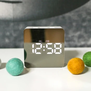 2020New LED Mirror Alarm Clock Digital display Snooze Table Clock Wake Up Light Electronic Large Time Display HomeDecor Dropship
2020New LED Mirror Alarm Clock Digital display Snooze Table Clock Wake Up Light Electronic Large Time Display HomeDecor Dropship