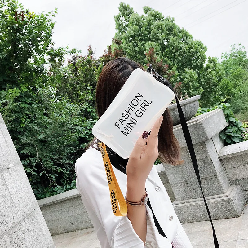 HAOYAN Mini Ladies Laser Messenger Bag Shoulder Bag PVC Jelly Small Handbag Messenger Bag Transparent Bag Clutch Bag Women Bag
HAOYAN Mini Ladies Laser Messenger Bag Shoulder Bag PVC Jelly Small Handbag Messenger Bag Transparent Bag Clutch Bag Women Bag