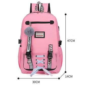 Laptop Backpack Both Shoulders Leisure Bag USB Charging Fashion School Bag Waterproof Anti Theft Travel Backpack Nylon with Lock
Laptop Backpack Both Shoulders Leisure Bag USB Charging Fashion School Bag Waterproof Anti Theft Travel Backpack Nylon with Lock
