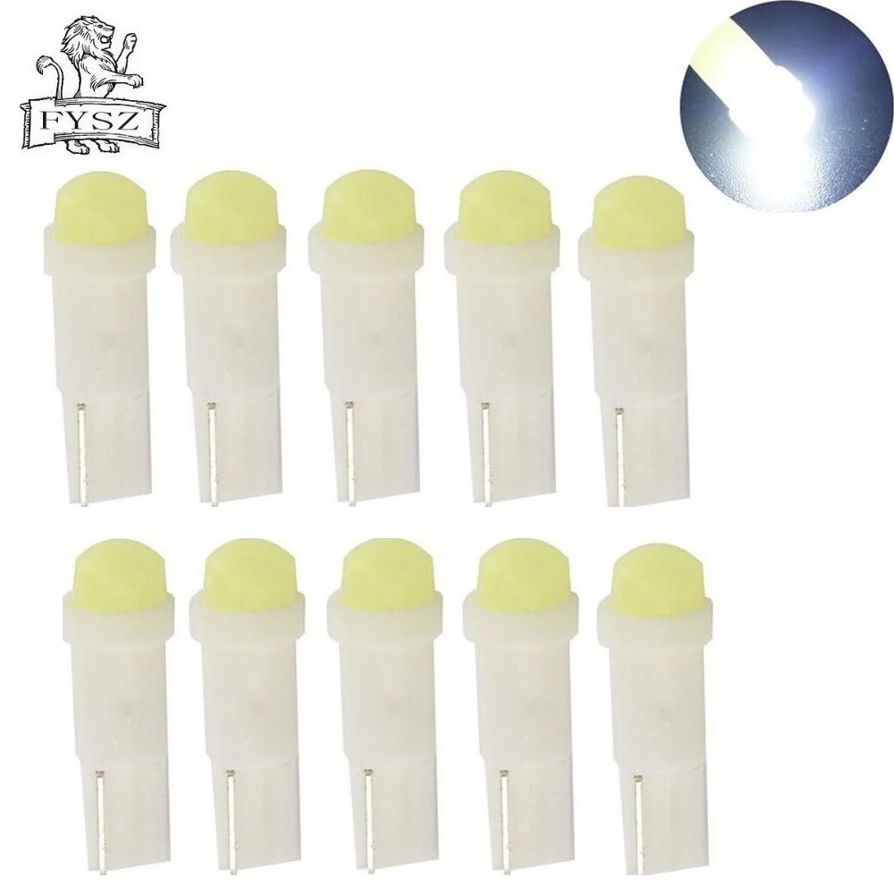 10Pcs T5 12V Cars led instrument lights dashboard indicator light 3D COB white red blue yellow green 6mm bulb
10Pcs T5 12V Cars led instrument lights dashboard indicator light 3D COB white red blue yellow green 6mm bulb