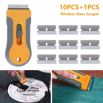 Ceramic Glass Oven Clean Razor Scraper+10pcs Razor Blade Window Tint Carbon Fiber Vinyl Car Wrap Squeegee Sticker Remover
Ceramic Glass Oven Clean Razor Scraper+10pcs Razor Blade Window Tint Carbon Fiber Vinyl Car Wrap Squeegee Sticker Remover