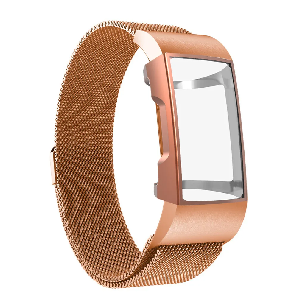 New Universal Milanese Stainless Steel Watch Band Strap Bracelet + Case For Fitbit Charge 3 Adjustable smart watch belt
New Universal Milanese Stainless Steel Watch Band Strap Bracelet + Case For Fitbit Charge 3 Adjustable smart watch belt