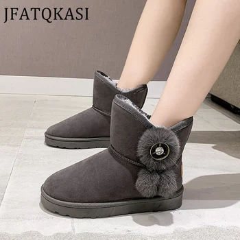Women Boots Winter Snow Shoes Plush Rhinestone Side Trim Warm Waterproof Ankle Boots Fashion Ladies Plus Velvet Thicken Shoes
Women Boots Winter Snow Shoes Plush Rhinestone Side Trim Warm Waterproof Ankle Boots Fashion Ladies Plus Velvet Thicken Shoes