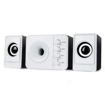 2.1 USB-Powered Desktop Speakers, Knob Control, Computer Stereo Speaker with Subwoofer Gaming and Multimedia PC Speakers
2.1 USB-Powered Desktop Speakers, Knob Control, Computer Stereo Speaker with Subwoofer Gaming and Multimedia PC Speakers