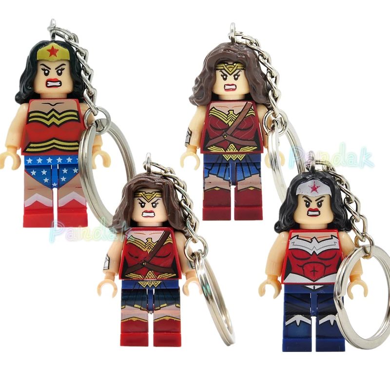 Single Sale Wonder Woman Figure Keychain Diana Prince DIY Ring Key Chain DC Super Hero Building Block Models Bricks Toys Legoing
Single Sale Wonder Woman Figure Keychain Diana Prince DIY Ring Key Chain DC Super Hero Building Block Models Bricks Toys Legoing
