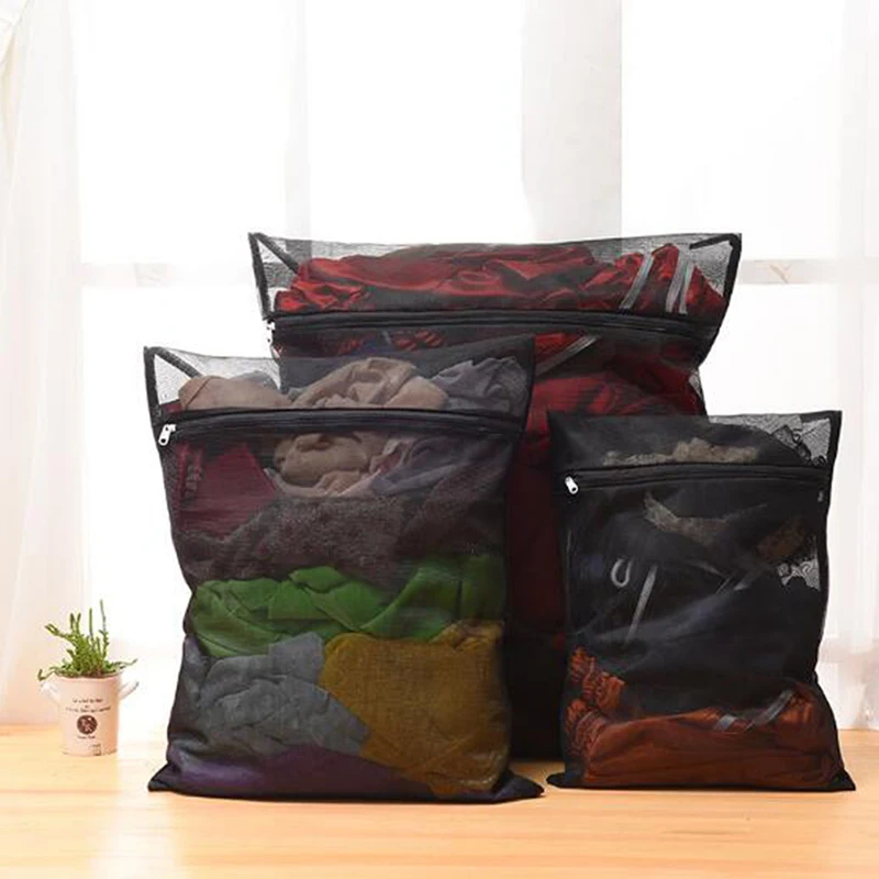 2020 New 1PC Clothes Washing Machine Laundry Bag With Zipper Nylon Mesh Net Bra Washing Bag 5 Sizes Black Wash Bags
2020 New 1PC Clothes Washing Machine Laundry Bag With Zipper Nylon Mesh Net Bra Washing Bag 5 Sizes Black Wash Bags