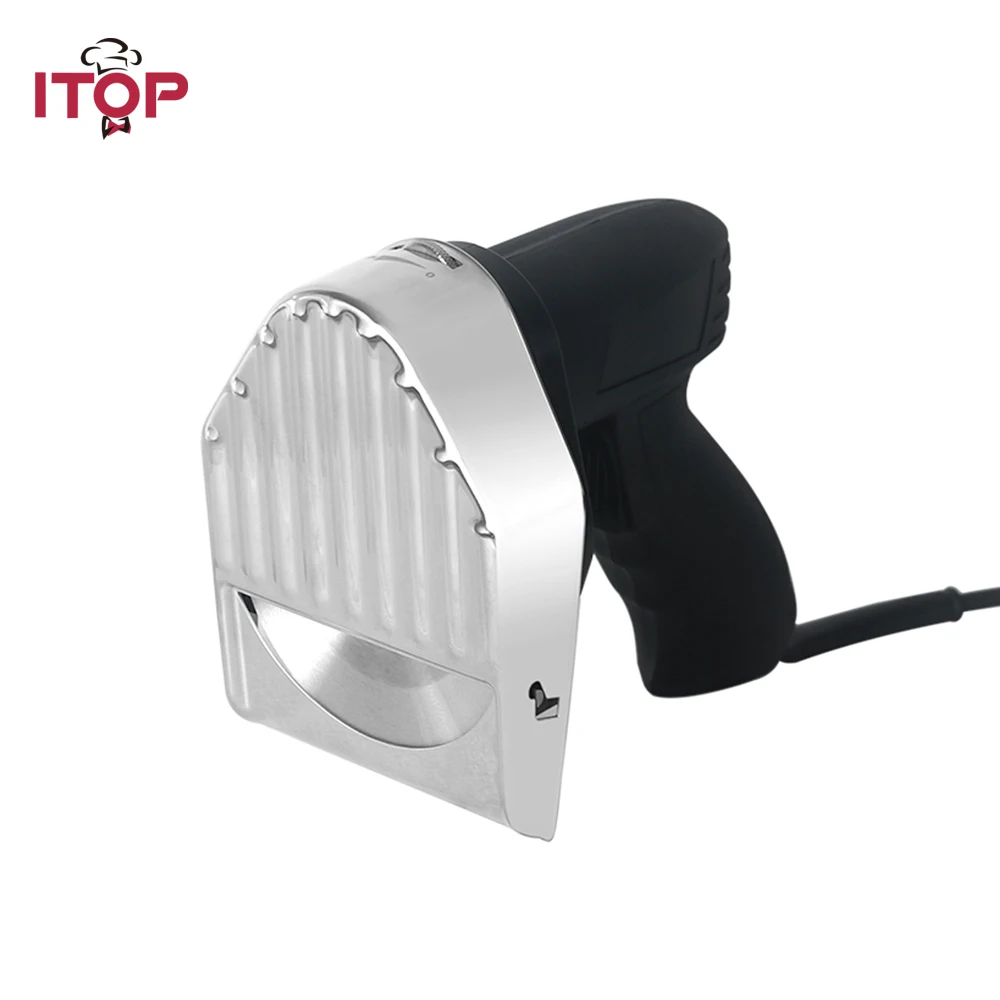 ITOP Electric Kebab Slicer Shawarma Cutter With 2 Blades Roast Meat Cutting Machine Kitchen Acessories 110V/220V/240V
ITOP Electric Kebab Slicer Shawarma Cutter With 2 Blades Roast Meat Cutting Machine Kitchen Acessories 110V/220V/240V