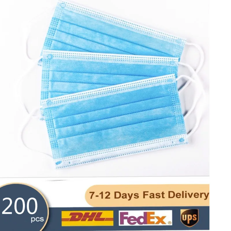 200PCS Family Use Ups DhL Free Shipping CE Disposable 3 Layers Korean Style Mouth Face Mask Anti Dust Smog Spittle Pollution
200PCS Family Use Ups DhL Free Shipping CE Disposable 3 Layers Korean Style Mouth Face Mask Anti Dust Smog Spittle Pollution