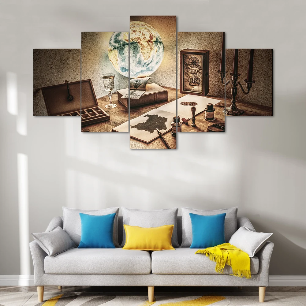 CAPICS 5 4 3 1 Panels Canvas Glowing Globe Desktop Oil Painting Art Ready To Hang Wall Art House Living Room Decoration Wall Art
CAPICS 5 4 3 1 Panels Canvas Glowing Globe Desktop Oil Painting Art Ready To Hang Wall Art House Living Room Decoration Wall Art