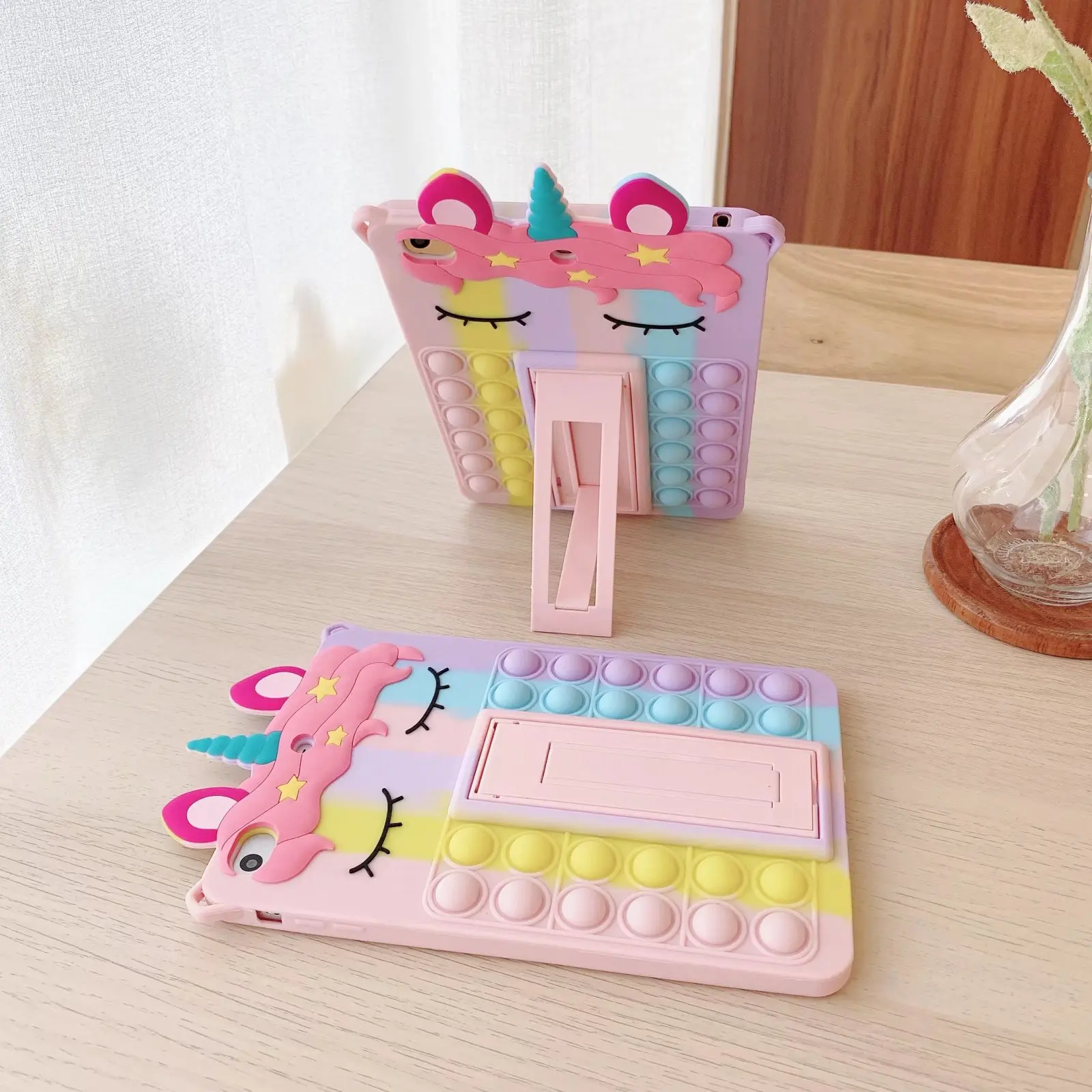 Unicorn over for Samsung Galaxy Tab A 8.0 10.1 S6 A7 Lite 8.7 10.4 T500 P610 T290 T220 Kids Tablet 3D Cute Unicorn Relive Stress Case Unicorn over for Samsung Galaxy Tab A 8.0 10.1 S6 A7 Lite 8.7 10.4 T500 P610 T290 T220 Kids Tablet 3D Cute Unicorn Relive Stress Case