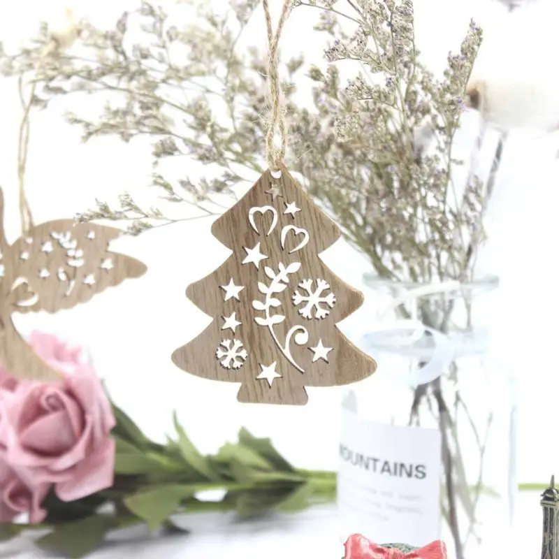 Set of 4 Wooden Hanging Hollow Snowflakes Pendants Xmas Tree Ornaments Christmas Party Decoration Santa DIY Wood Craft Kids Gift
Set of 4 Wooden Hanging Hollow Snowflakes Pendants Xmas Tree Ornaments Christmas Party Decoration Santa DIY Wood Craft Kids Gift