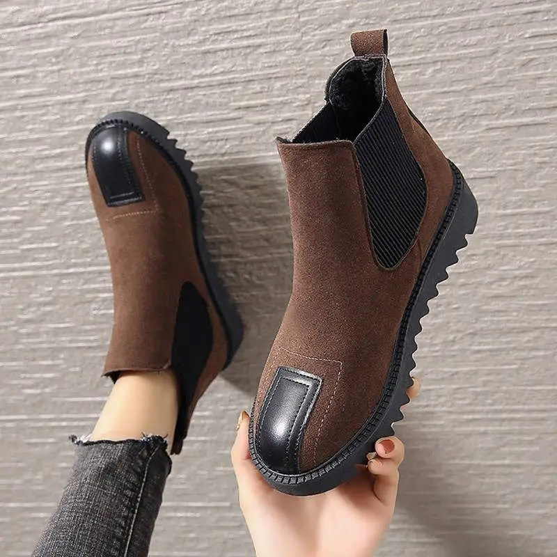 Autumn and Winter 2021 New Women's Chelsea Boots Women's Short Tube Platform Retro and Velvet Cotton Shoes Women's Ankle Boots
Autumn and Winter 2021 New Women's Chelsea Boots Women's Short Tube Platform Retro and Velvet Cotton Shoes Women's Ankle Boots