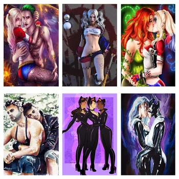 Full drill round / square diamond painting Joker girl Harley Quinn mosaic cross stitch diamond embroidery rhinestone decoration
Full drill round / square diamond painting Joker girl Harley Quinn mosaic cross stitch diamond embroidery rhinestone decoration
