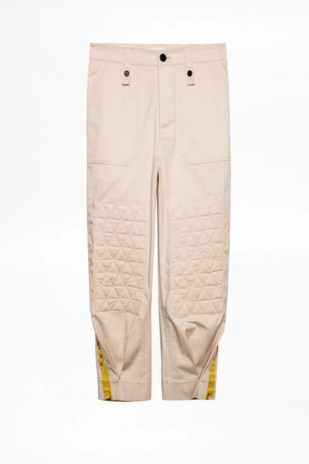 Women's Straight Long PantsYellow Ribbon Letter Embroidery Loose Ladies Autumn Winter Trousers
Women's Straight Long PantsYellow Ribbon Letter Embroidery Loose Ladies Autumn Winter Trousers