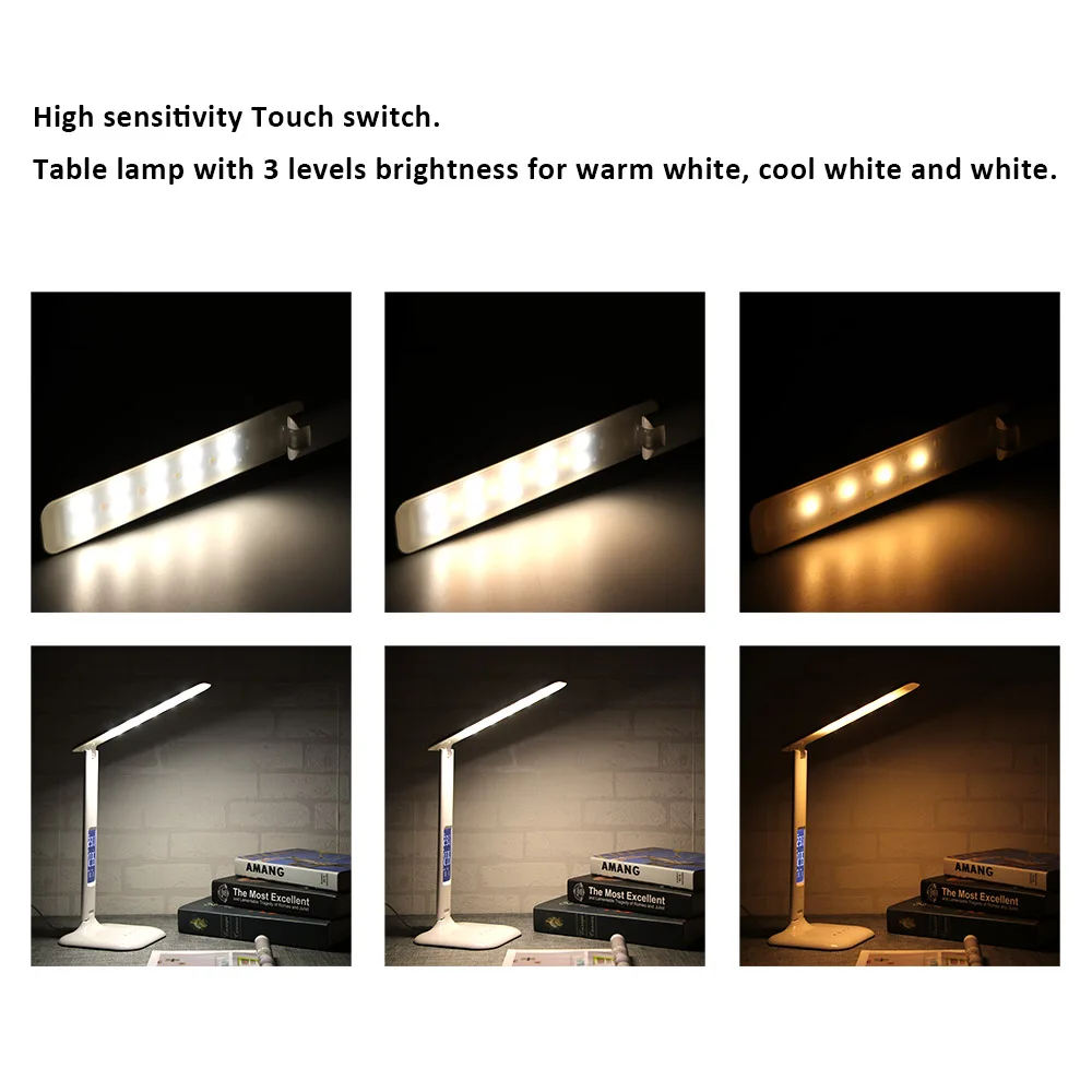 2800-3300K Modern Business Led Office Desk Lamp Touch Dimmable Foldable Calendar Temperature Alarm Clock Table Reading Light
2800-3300K Modern Business Led Office Desk Lamp Touch Dimmable Foldable Calendar Temperature Alarm Clock Table Reading Light