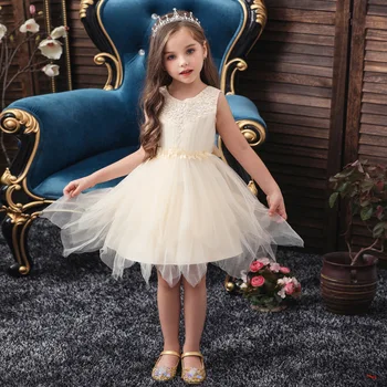 Baby Kids Girls Dress Sweet Flower Embroidery Bow Mesh Princess Dress Party Cute Sleeveless Mesh Ball Gown Tutu Mini Dress 
Baby Kids Girls Dress Sweet Flower Embroidery Bow Mesh Princess Dress Party Cute Sleeveless Mesh Ball Gown Tutu Mini Dress