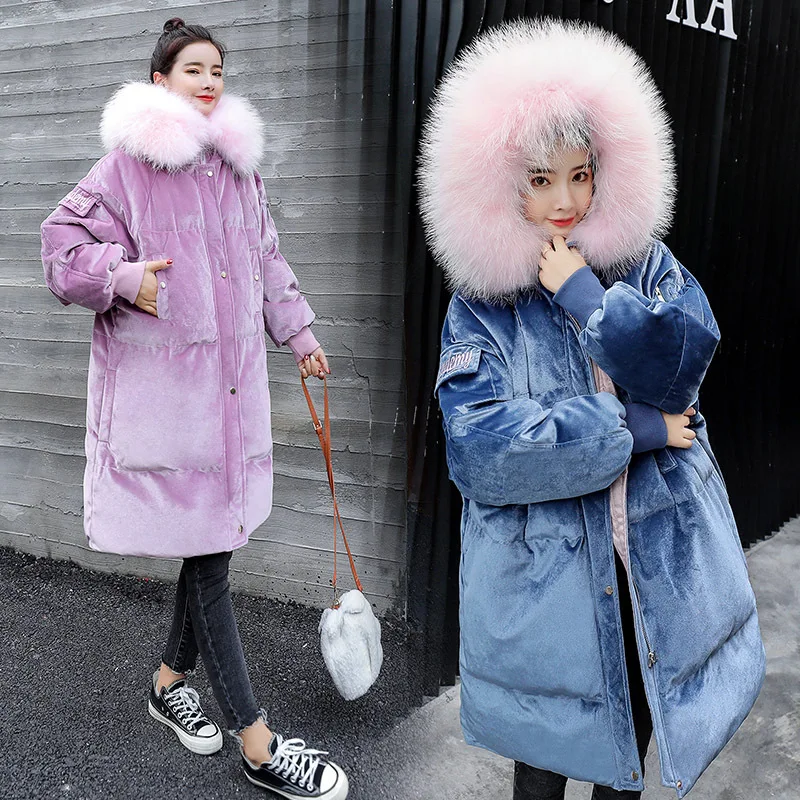 Gold Velvet Cotton-padded Clothes Women's Mid-length Korean-style Students 2018 Winter New Style Thick Coat down Jacket Cotton-p
Gold Velvet Cotton-padded Clothes Women's Mid-length Korean-style Students 2018 Winter New Style Thick Coat down Jacket Cotton-p