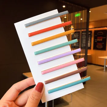 8pcs/set Girl Candy Color Hairpin Barrette Metal Side Hair Clip Colorful Hair Pin Hair Care Styling Tools Hair Accessories
8pcs/set Girl Candy Color Hairpin Barrette Metal Side Hair Clip Colorful Hair Pin Hair Care Styling Tools Hair Accessories