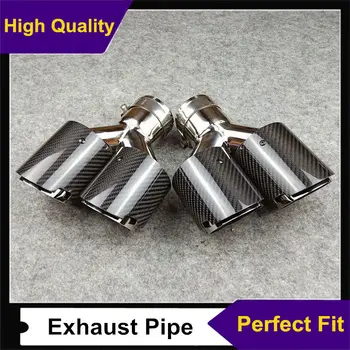Universal OD 89MM Two Pieces Y Style Double Shiny Carbon Fibre Muffler Pipe Auto Exhaust Tips For All Car
Universal OD 89MM Two Pieces Y Style Double Shiny Carbon Fibre Muffler Pipe Auto Exhaust Tips For All Car