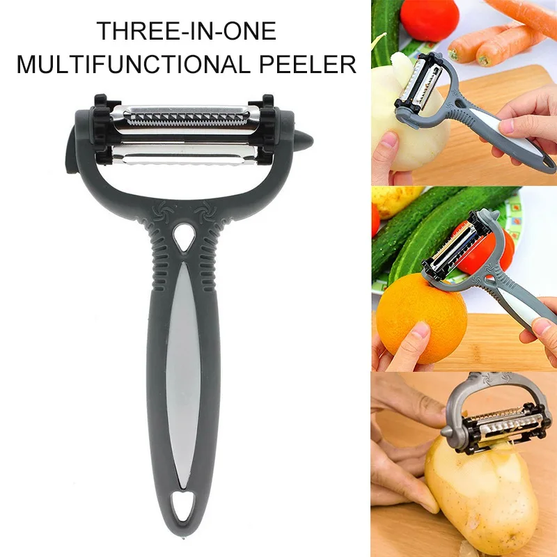 3-in-1 Multifunctional Peeler Melon and Fruit Planer Rotary Peeler Slicer Peeler To Peel Tool Kitchen gadget
3-in-1 Multifunctional Peeler Melon and Fruit Planer Rotary Peeler Slicer Peeler To Peel Tool Kitchen gadget