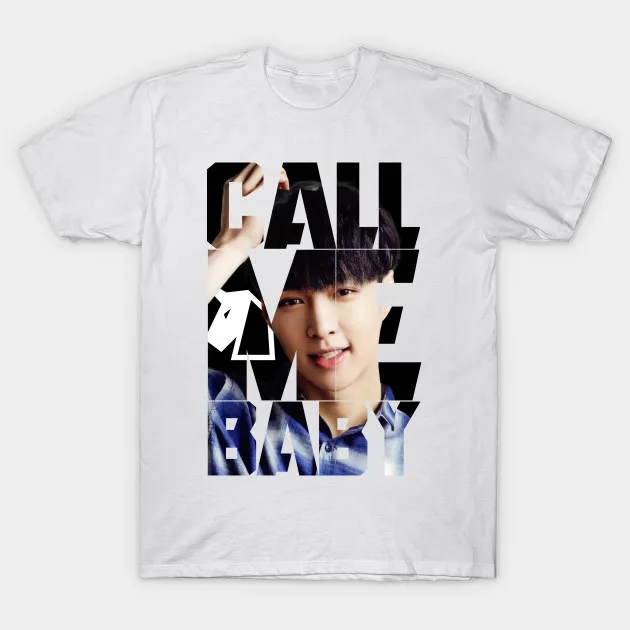 Мужская футболка EXO Lay Call Me Baby с рисунком для женщин и мужчин|Футболки| |