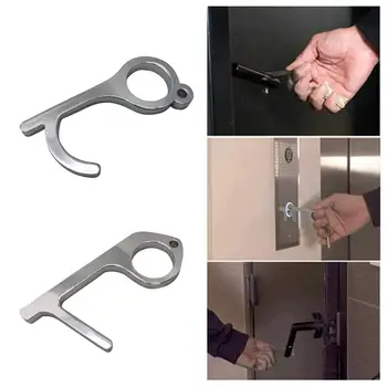 Portable Non-Contact EDC Door Opener Stylus Elevator Keychain Tool Hygienic Keychain Touches Surfaces No Touch Door Opener
Portable Non-Contact EDC Door Opener Stylus Elevator Keychain Tool Hygienic Keychain Touches Surfaces No Touch Door Opener