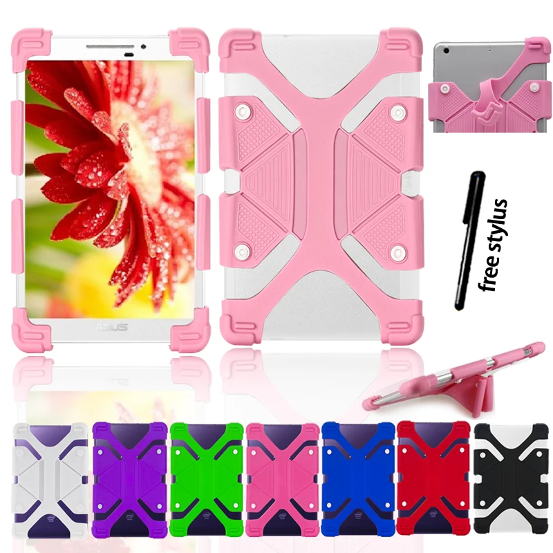 Silicone Stand Case Cover for Asus ZenPad 9.7" 10" Tablet Full Four Corner Shockproof Protection Case+ Free Stylus
Silicone Stand Case Cover for Asus ZenPad 9.7" 10" Tablet Full Four Corner Shockproof Protection Case+ Free Stylus