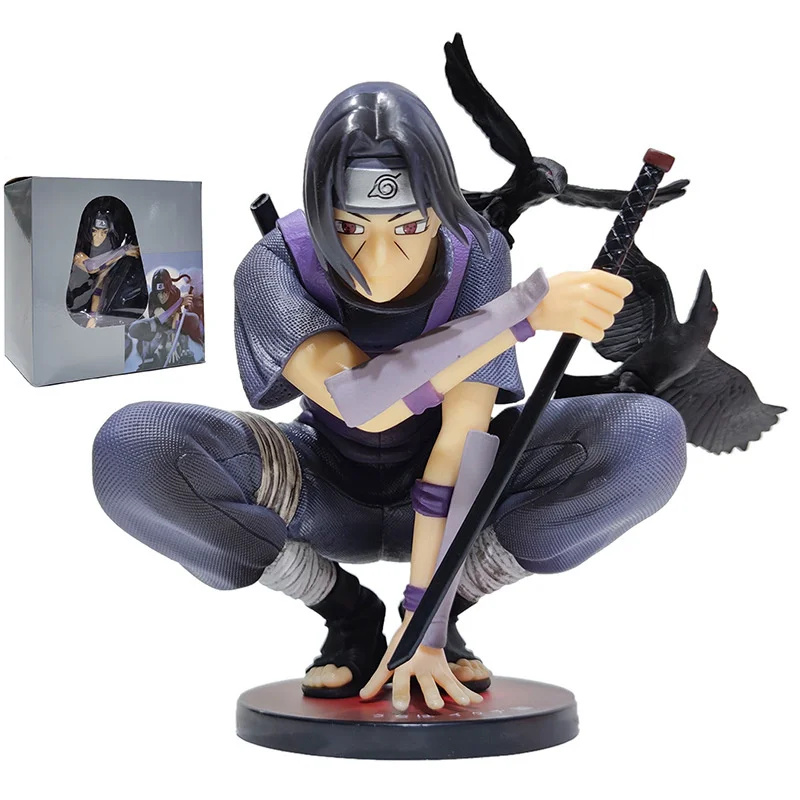 Anime Naruto Figure 15cm Squatting Uchiha Itachi Crow Statue Decoration Itachi Action Figures PVC Collection Model Toys
Anime Naruto Figure 15cm Squatting Uchiha Itachi Crow Statue Decoration Itachi Action Figures PVC Collection Model Toys