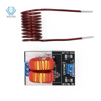 DC 5-12V Mini ZVS Low Voltage Induction Heating Power Supply Module Induction Heating board for induction Heating with Coil
DC 5-12V Mini ZVS Low Voltage Induction Heating Power Supply Module Induction Heating board for induction Heating with Coil