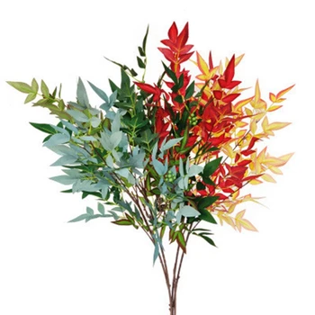 JEYL 4PCS Simulation Plant Nan Tian Zhu Nan Tian Zhu Wedding Table Flower Sample Room Decoration Exhibition
JEYL 4PCS Simulation Plant Nan Tian Zhu Nan Tian Zhu Wedding Table Flower Sample Room Decoration Exhibition