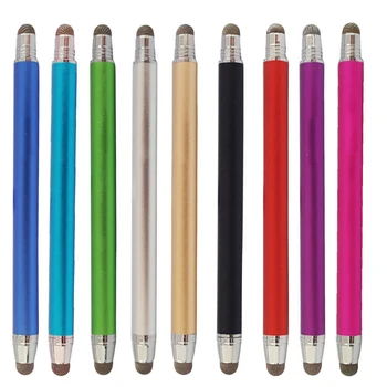 10pcs/lot Universal Metal Round Dual Nibs Capacitive Touch Screen Drawing Pen for iPhone iPad Smart Phone Tablet Stylus Pencil
10pcs/lot Universal Metal Round Dual Nibs Capacitive Touch Screen Drawing Pen for iPhone iPad Smart Phone Tablet Stylus Pencil
